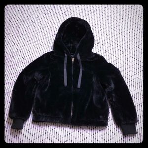 Forever 21 Faux Fur Hooded Jacket